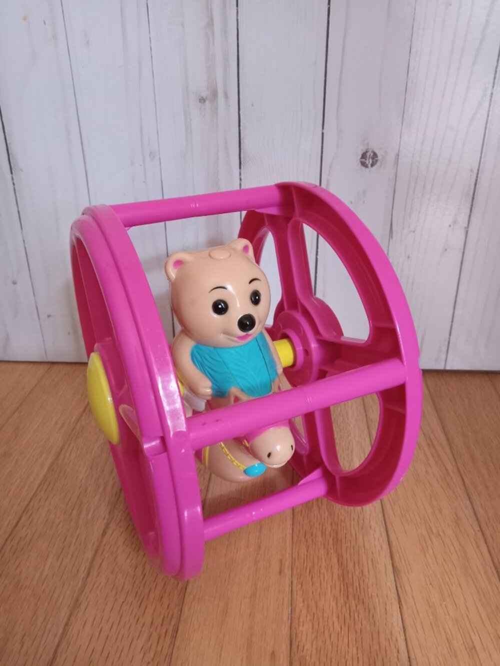 Rolling Teddy Bear Floor Toy